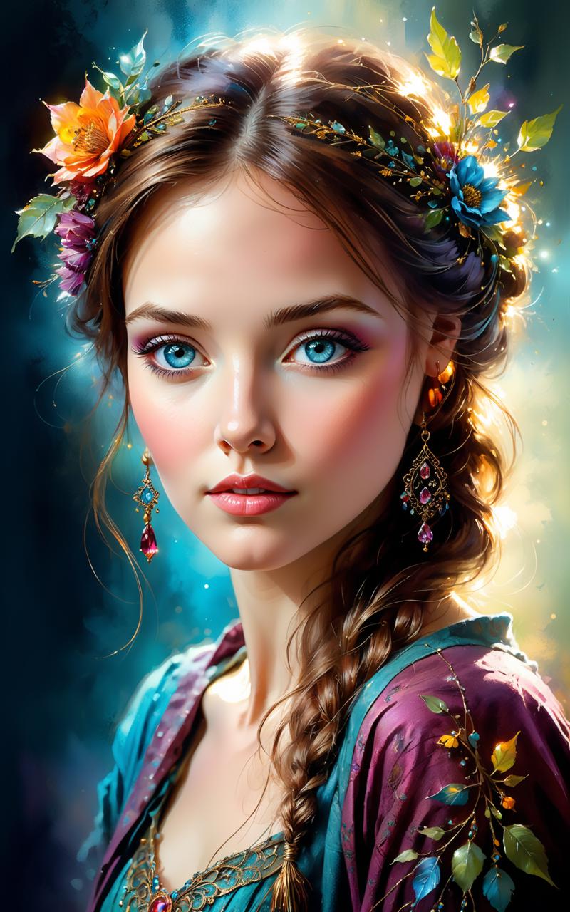 06706-1033833372-portrait of a beautiful woman, style by Thomas Kinkade+David A. Hardy+Carne Griffiths+Mandy Disher, key light reflecting in eyes.png